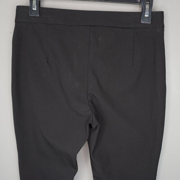 New Rag & Bone Rebecca Zip Vent Slim Fit Mid Rise Pants in Black size 4 - Picture 10 of 16